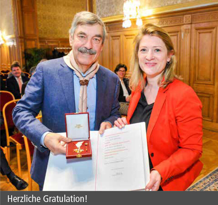 Die Stadt Wien ehrt Heinz Weber