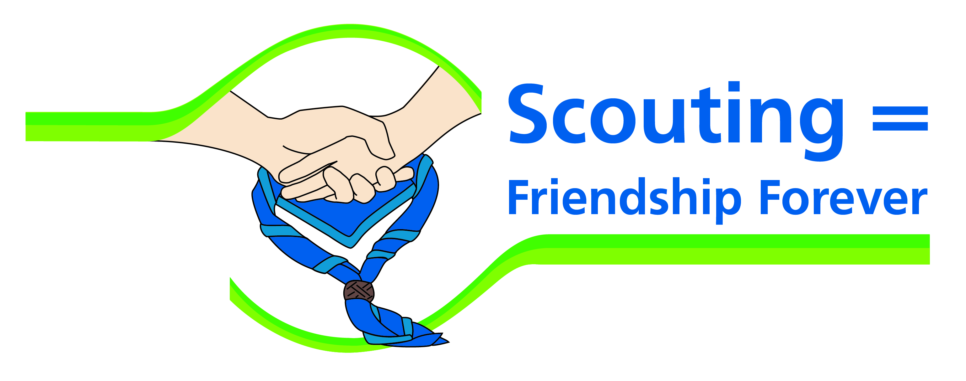 Logo Scouting = Friendship Forever. Design: Wolfgang E. Lorenz