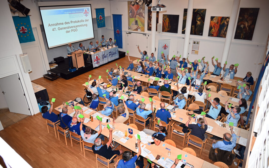 Abstimmung auf der Generalversammlung am 1.5.2025 im Kolpinghaus. Foto: Markus Schicht